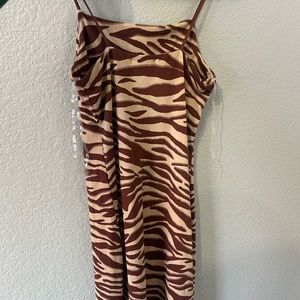 Zebra Print Dress